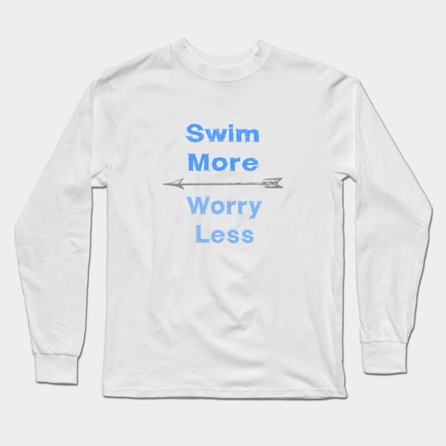 Swim team Long Sleeve T-Shirt by LND4design